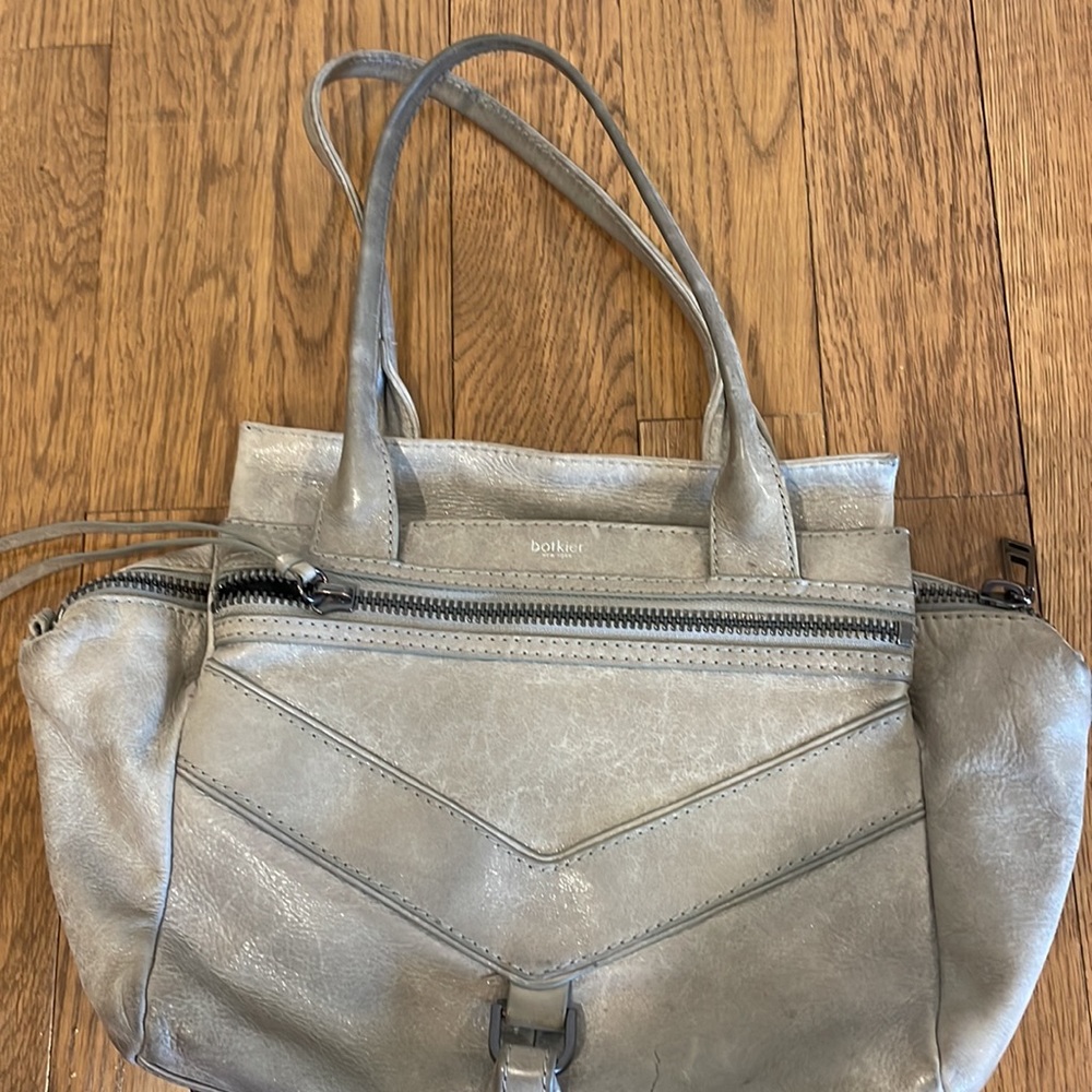 Botkier Trigger Legacy Satchel Light Grey - image 2
